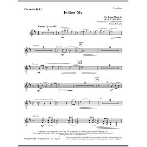 Follow Me - Klarinette 1 & 2