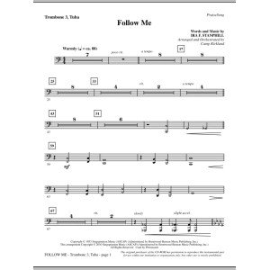 Follow Me - Trombone 3/Tuba