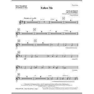 Follow Me - Tenor Sax (sub. Tbn 2)