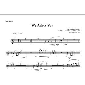 We Adore You - Flute 1 & 2