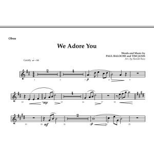 We Adore You - Oboe