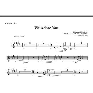 We Adore You - Clarinet 1 & 2