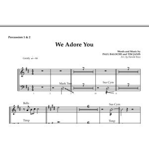We Adore You - Percussion 1 & 2