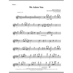 We Adore You - Violin 1