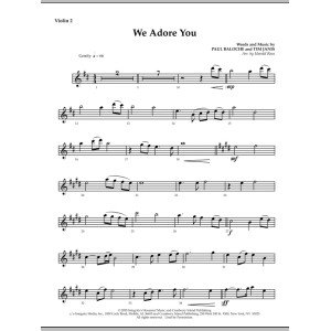 We Adore You - Violin 2