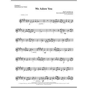 We Adore You - Clarinet 3 (Sub. Viola)