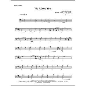 We Adore You - Cello/Bassoon