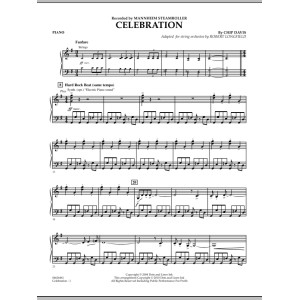 Celebration (Mannheim Steamroller) - Piano