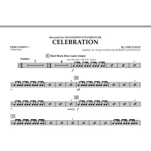 Celebration (Mannheim Steamroller) - Percussion 2