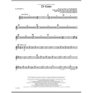 21 Guns (from American Idiot) (arr. Roger Emerson) - Trumpet 1
