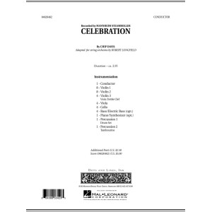 Celebration (Mannheim Steamroller) - Partitur