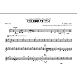 Celebration (Mannheim Steamroller) - Violine 1