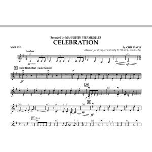 Celebration (Mannheim Steamroller) - Violine 2