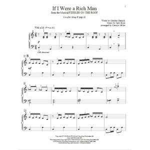 If I Were A Rich Man (from Fiddler On The Roof) (arr. Carolyn Miller)