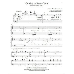 Getting To Know You
