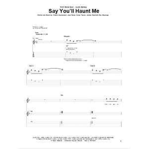 Say You'll Haunt Me