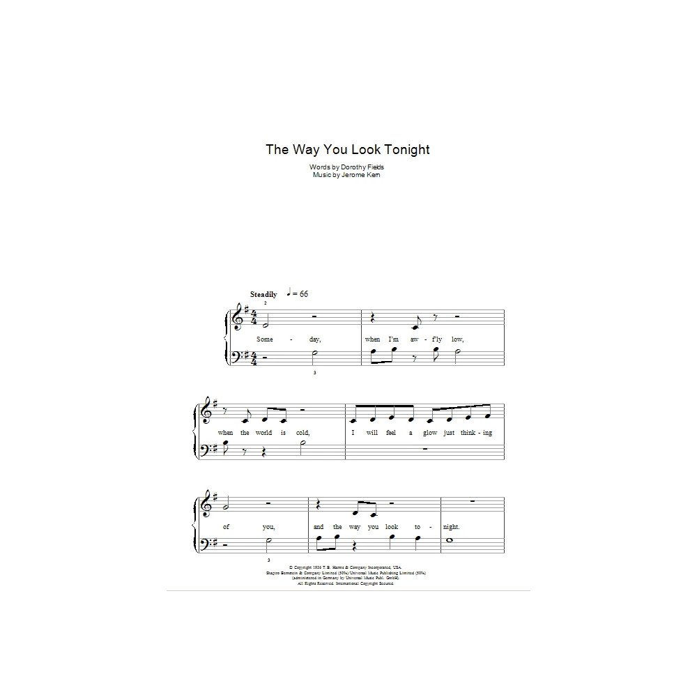 The Way You Look Tonight