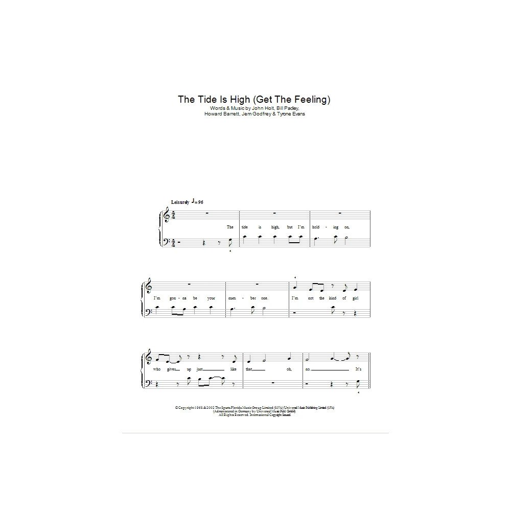 The Tide Is High (Get The Feeling)