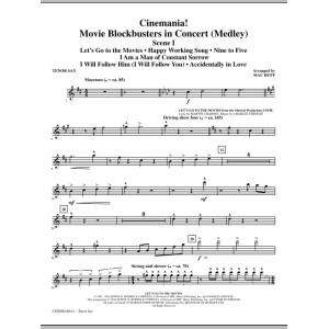Cinemania! Movie Blockbusters In Concert (Medley) - Tenor Sax