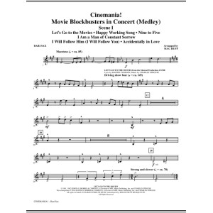 Cinemania! Movie Blockbusters In Concert (Medley) - Baritone Sax
