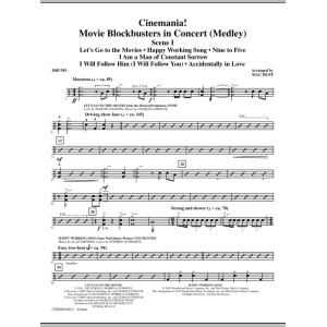 Cinemania! Movie Blockbusters In Concert (Medley) - Drums