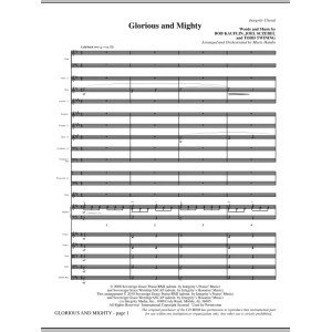Glorious And Mighty - Full Score