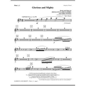 Glorious And Mighty - Flute 1 & 2