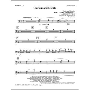 Glorious And Mighty - Trombone 1 & 2