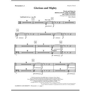 Glorious And Mighty - Percussion 1 & 2