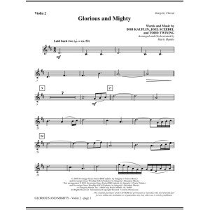 Glorious And Mighty - Violin 2