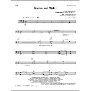 Glorious And Mighty - Cello