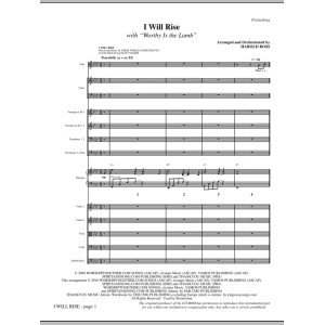 I Will Rise (with Worthy Is The Lamb) - Full Score
