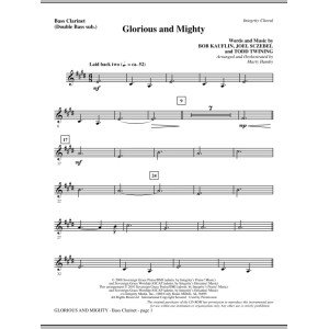 Glorious And Mighty - Bass Clarinet (sub. dbl bass)