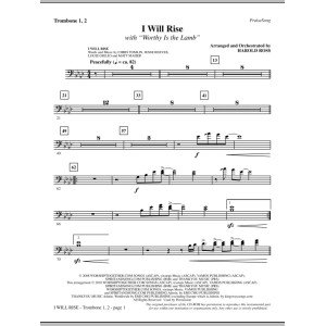 I Will Rise (with Worthy Is The Lamb) - Posaune 1 & 2