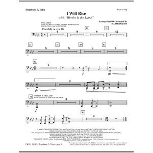 I Will Rise (mit Worthy Is The Lamb) - Posaune 3/Tuba