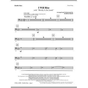 I Will Rise (with Worthy Is The Lamb) - Double Bass