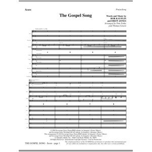 The Gospel Song - Full Score