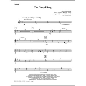 The Gospel Song - Violin 1