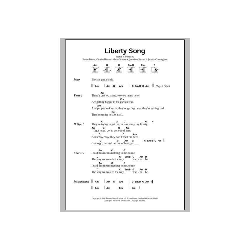 Liberty Song