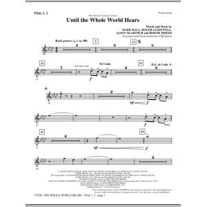Until The Whole World Hears - Flute 1 & 2