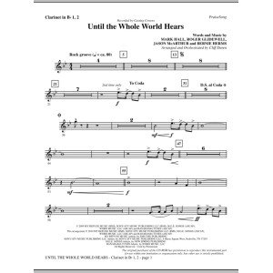 Until The Whole World Hears - Klarinette 1 & 2