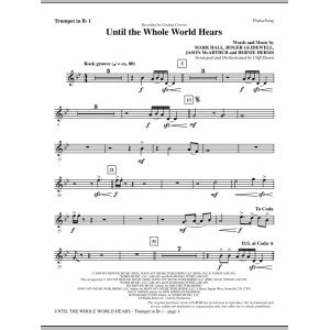 Until The Whole World Hears - Trompete 1
