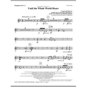 Until The Whole World Hears - Trompete 2 & 3