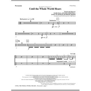 Until The Whole World Hears - Percussion
