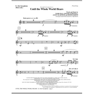 Until The Whole World Hears - Alto Sax (sub. Horn)