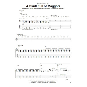 A Skull Full Of Maggots