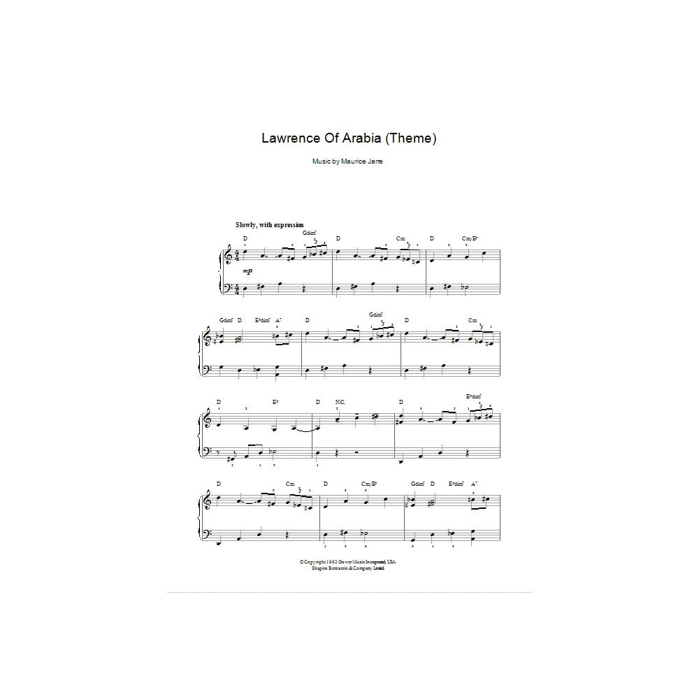 Lawrence Of Arabia (Main Titles)