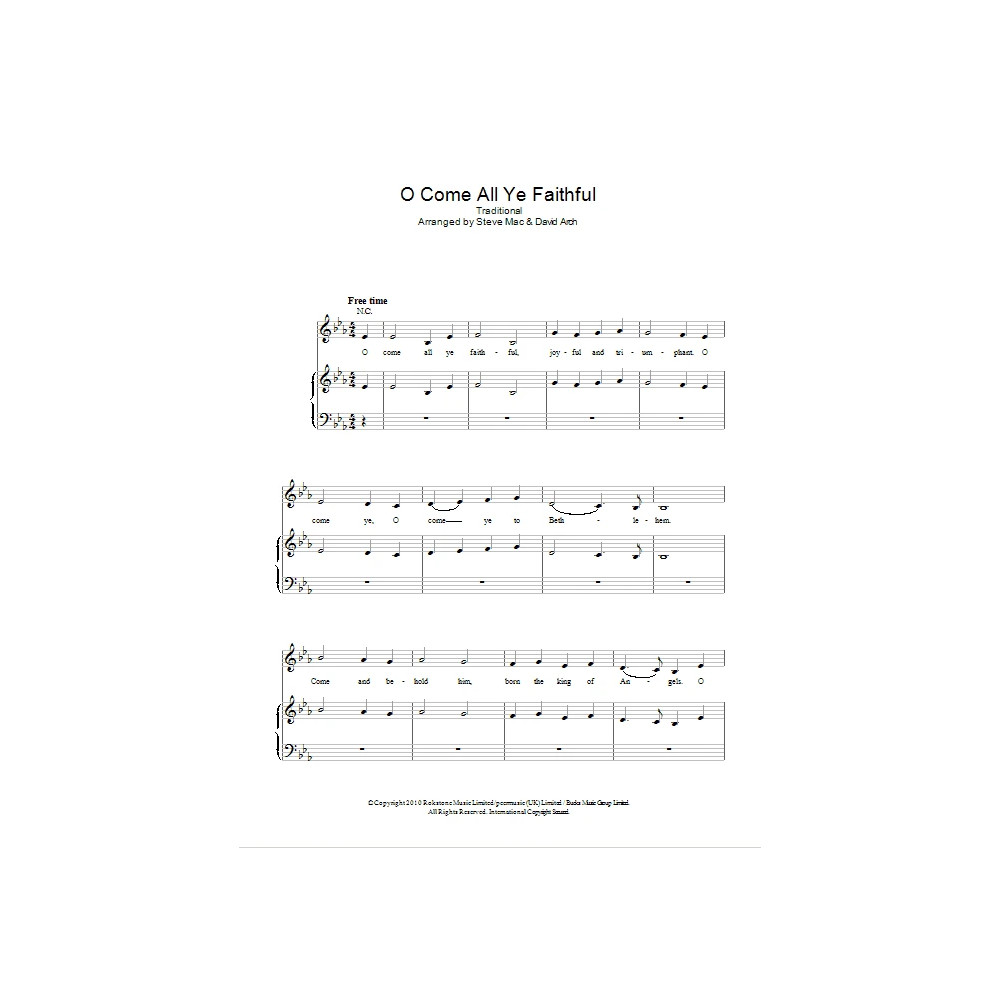 O Come All Ye Faithful