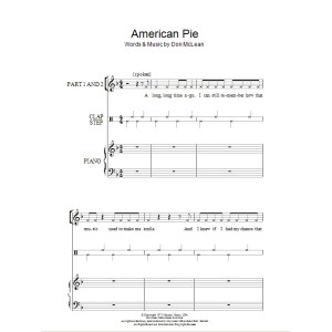 American Pie (arr. Rick Hein)