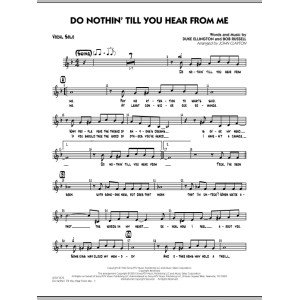 Do Nothin' Till You Hear From Me - Vocal Solo